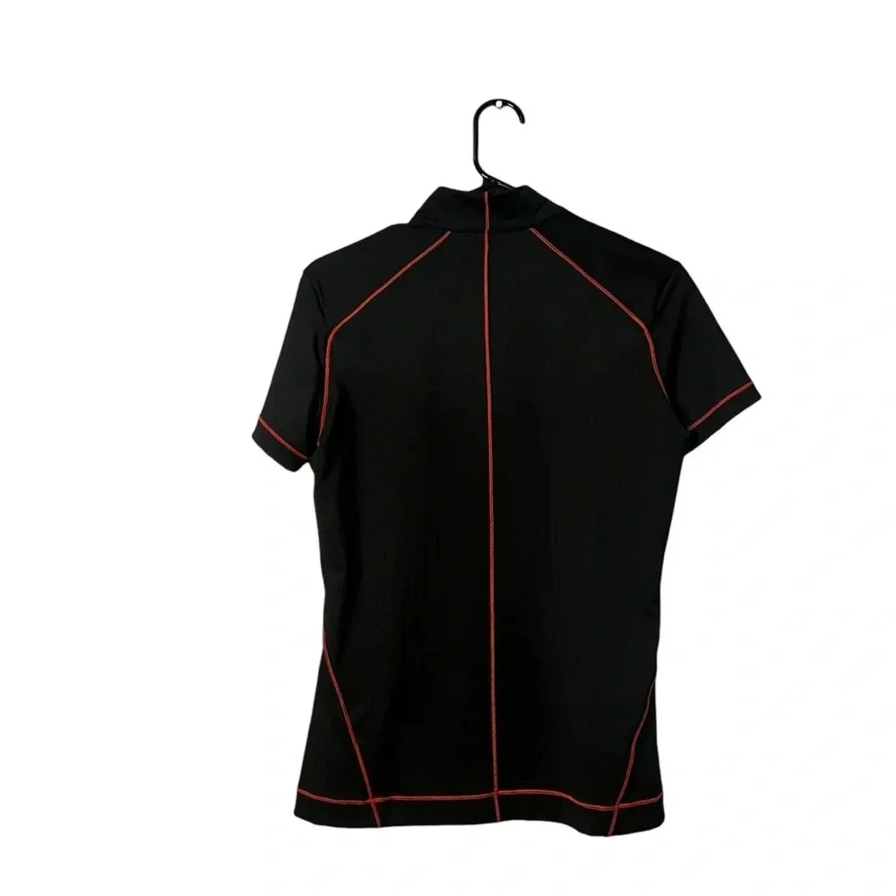 Nike Women's Small  Black‎ Embroidered Indianapolis Speedway Short Sleeve Polo